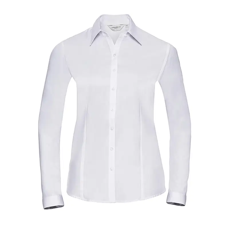 Ladies' LS Herringbone Shirt